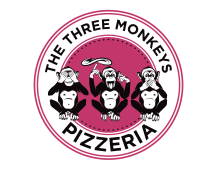 Three Monkeys Pizzeria Logo