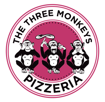 Three Monkeys Pizzeria Logo